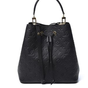 Louis Vuitton Black Leather Neonoe